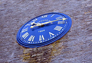 The church clock October 2015